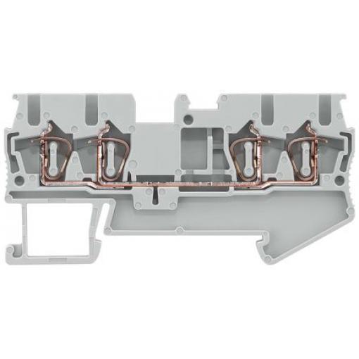 Siemens Svorkovnice na lištu DIN bez pojistky 8WH2004-0AF00, řada: 8WH, 800 V Šedá 2.5 mm² 1 Pružinová svorka