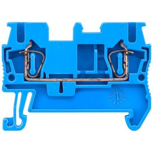 Siemens Svorkovnice na lištu DIN bez pojistky 8WH2000-0AF01, řada: 8WH, 800 V Modrá 2.5 mm² 1 Pružinová svorka