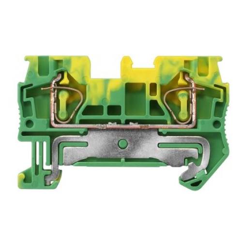 Siemens Zemnicí svorkovnice, počet cest: 1, 20 AWG, délka: 56 mm Lišta DIN 0.5 to 4 mm² barva Zelená, Žlutá Pružinová