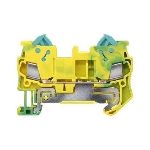Protective conductor terminal with quick