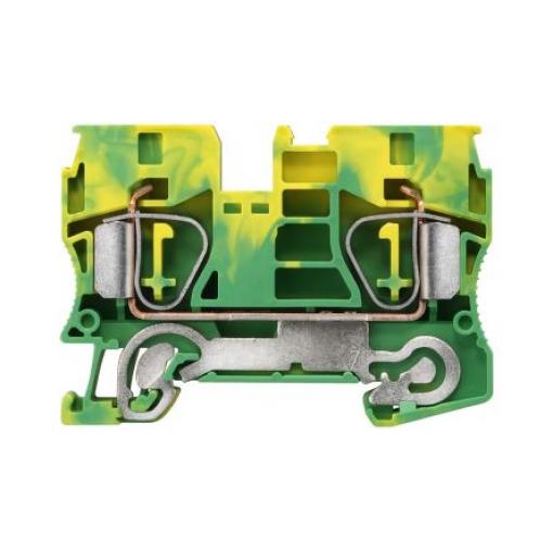 Siemens Zemnicí svorkovnice, počet cest: 1, 35 AWG, délka: 71.5 mm Lišta DIN 1.5 to 10 mm² barva Žlutá, Zelená