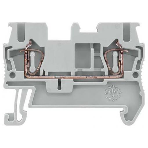 Siemens Svorkovnice na lištu DIN bez pojistky 8WH2000-0AF00, řada: 8WH, 800 V Šedá 2.5 mm² 1 Pružinová svorka