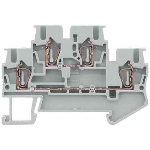Siemens Svorkovnice na lištu DIN bez pojistky 8WH2020-0AF00, řada: 8WH, 500 V Šedá 0.08 to 2.5 mm² 2 Pružinová svorka