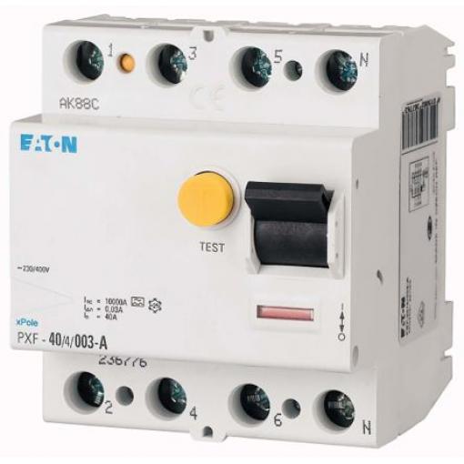 Jistič zbytkového proudu 4pólový Typ A 80 A 300 mA Eaton Typ A PXF PXF IEC/EN 61008