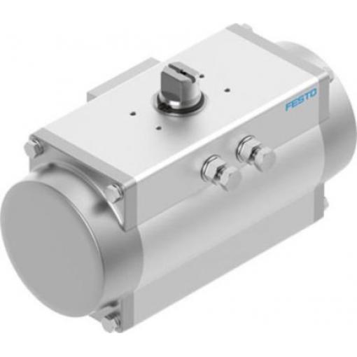 Pneumatický otočný aktuátor DFPD-240-RP-90-RS60-F0710, řada: DFPD, max. tlak: 8 bar Festo Jednočinný 90 °, vývrt: 240 mm