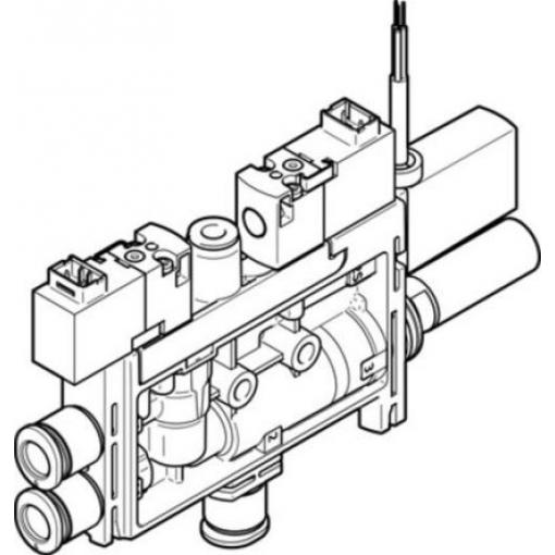 Vývěva, řada: OVEL s 0.7 mm tryskou 4.5 bar 17 L/min Festo