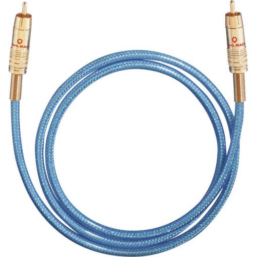 cinch digitální digitální audio kabel [1x cinch zástrčka - 1x cinch zástrčka] 3.00 m modrá Oehlbach NF 113 DI