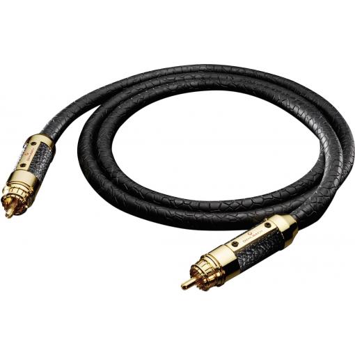 cinch digitální digitální audio kabel [1x cinch zástrčka - 1x cinch zástrčka] 0.50 m černá Oehlbach XXL® Black Connection Digital