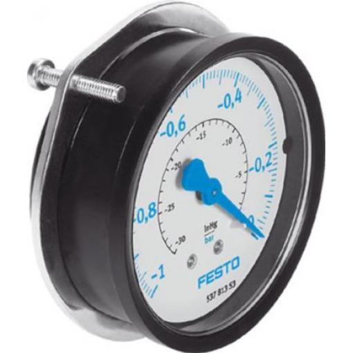 Tlakoměr Se závitem FVAM-40-V1/0-G1/8-EN 40 mm 1/8 in G ABS, 60 °C 0 bar -1 bar Festo