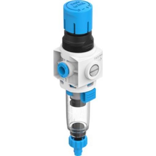 Pneumatický regulátor, řada: MS, přípojka portu: QS-6 8 bar, max. průtok: 310 L/min G, teplotní rozsah: -5 °C Festo