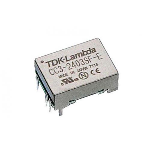 TDK-Lambda Měnič DC/DC CC-E, výstup: 3.3 V dc 500 V, Vin 9V dc 0.8 A, Vin 4.5V 3 W -40 °C 85 °C Průchozí otvor