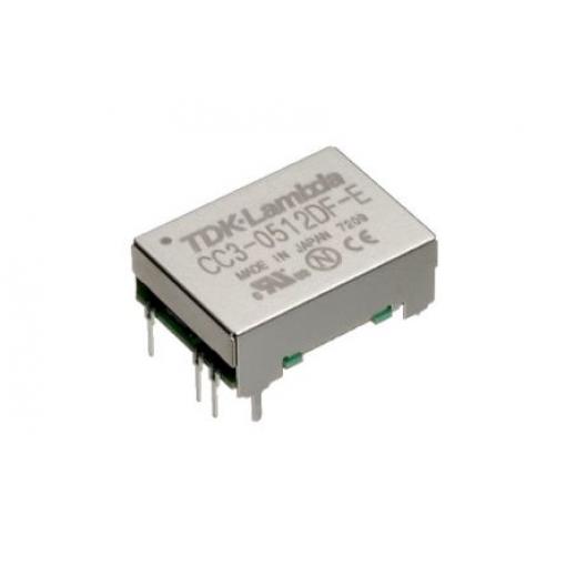 TDK-Lambda Měnič DC/DC CC-E, výstup: 12 V dc 500 V, Vin 76V 0.13 A, Vin 36V 3 W -40 °C 85 °C Průchozí otvor