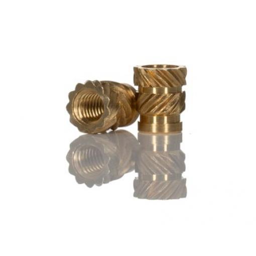 Závitová vložka, Mosaz 4.6 mm RS PRO, průměr otvoru: 4 mm 5.7 mm