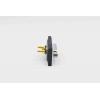 25 P vert solder male flash 4-40 interna