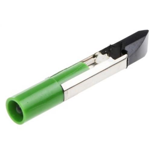 RS PRO Kontrolka barva světla Zelená Jednočipové, průměr: 6.8 mm, 28 V ac/dc