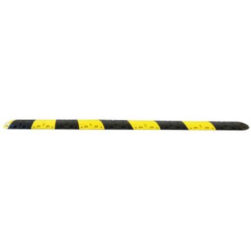 RS PRO, velikost kabelu: 40 mm, Pryž, Žlutá, Černá Zpomalovací práh, 2 5 m, rychlostní limit: 15 km/h, šířka: 500 mm 70