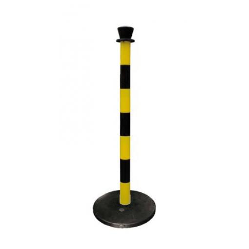 400 mm, Černá, Žlutá ABS výška 0.95 m, šířka: 0.95m RS PRO