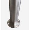 170 mm, Šedá Nerezová ocel Ø 89 mm výška 800 mm, šířka: 800mm RS PRO