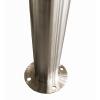 240 mm, Šedá Nerezová ocel Ø 159 mm výška 0.8 m, šířka: 0.8m RS PRO