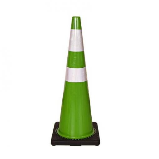 Vážený, Zelená 90 cm Polyvinylchlorid RS PRO Dopravní a výstražný kužel