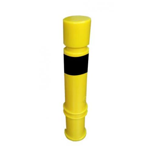 Ochranný sloup s tvarovou pamětí, Žlutá, délka: 600 mm, průměr: 100 mm, šířka: 100 mm RS PRO