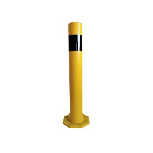 Ochranný sloup s tvarovou pamětí, Žlutá, délka: 1 m, průměr: 140 mm, šířka: 140 mm RS PRO