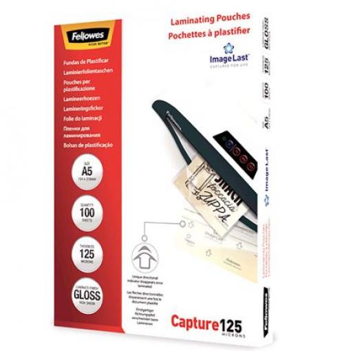 Kapsa na laminování 5307407 A4 Lesk, množství v balení: 100 Per Pack 125 μm Fellowes