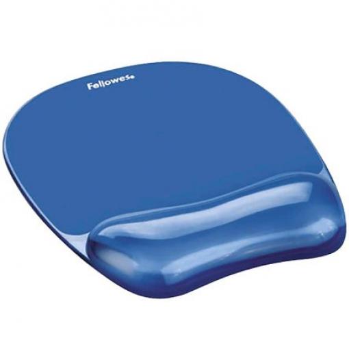 Podložky pod myš a zápěstí, Modrá Gel 15 mm x 230 mm x 202 mm Fellowes