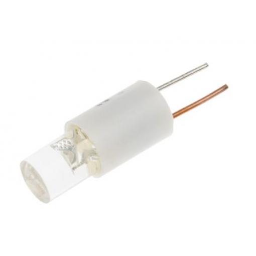 RS PRO Kontrolka barva světla Bílá Jednočipové, průměr: 6.1 mm, 24 V dc