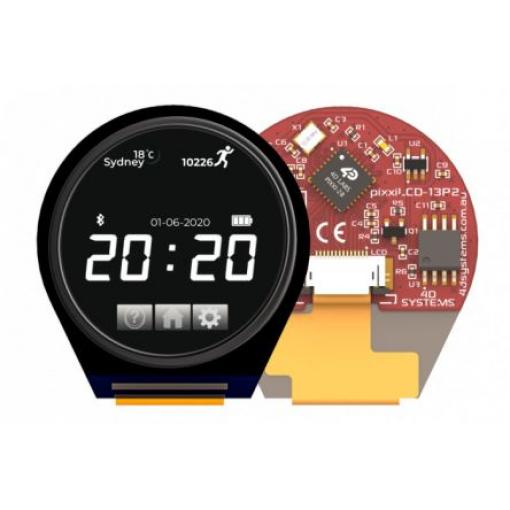 pixxiLCD-13P2 1.3 in 240 x 240 pixelů podsvícení LED 4D Systems