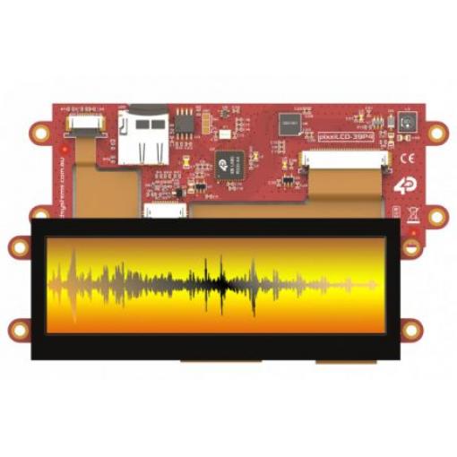 Barevný displej LCD pixxiLCD-39P4-CTP, řada: pixxiLCD 99.06 mm Dotykový displej 480 x 128 pixel podsvícení LED rozhraní