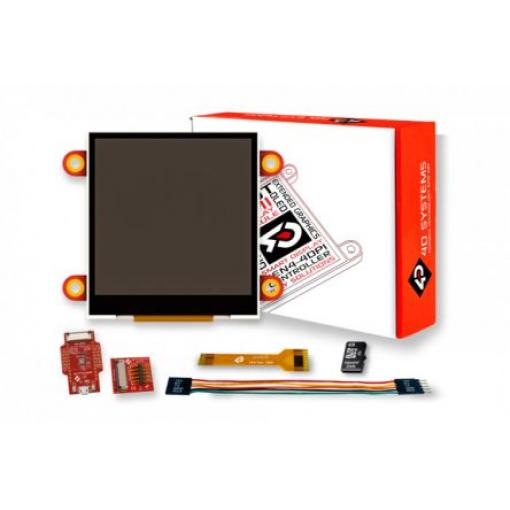 Vývojová sada pro grafické displeje SK-pixxiLCD-25P4 Startovací sada 4D Systems pixxiLCD-25 2.5 in TFT pixxiLCD-25P4,
