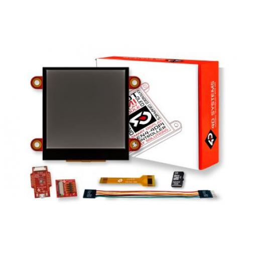 Vývojová sada pro grafické displeje SK-pixxiLCD-25P4-CTP Startovací sada 4D Systems pixxiLCD-25 2.5 in TFT