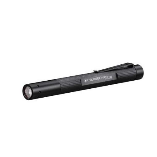 Kapesní svítilna P4R CORE, rozsah: P4R, typ žárovky: LED Dobíjecí, IP54 Bílá Pokročilý systém ostření USB LEDLENSER
