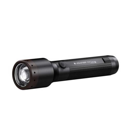 Kapesní svítilna P6R CORE, rozsah: P6R, typ žárovky: LED Dobíjecí, IP68 Bílá Vícejádrová přesná optika LEDLENSER