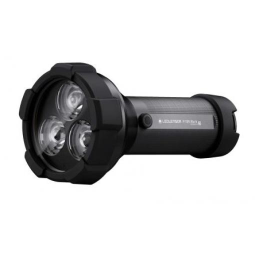 Kapesní svítilna P18R WORK, rozsah: P18R, typ žárovky: LED Dobíjecí, IP54 Bílá Rozostřený, Zaostřené USB, 3-kolíková