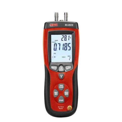 Manometr 5000 Pa, číslo modelu: RS-8920 RS PRO 2