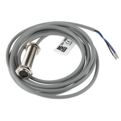 RS PRO Fotoelektrický snímač, řada: PR12 Infračervená LED Válcovitý Kabel, výstup: NPN NO Difúzní odraz IP67