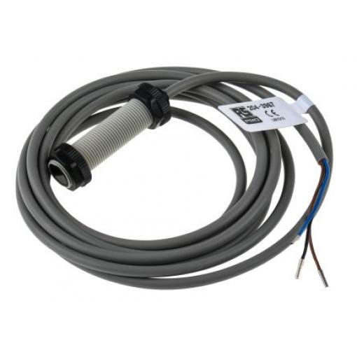 RS PRO Fotoelektrický snímač, řada: PR12S Infračervená LED Válcovitý Kabel, výstup: PNP NE Difúzní odraz IP67