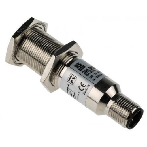 RS PRO Fotoelektrický snímač, řada: PR18 Infračervená LED Válcovitý Konektor M12, výstup: NPN NO/NC Difúzní odraz IP67