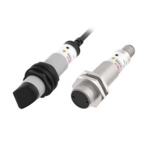 RS PRO Fotoelektrický snímač, řada: PR18S Infračervená LED Válcovitý Kabel, výstup: NPN NO/NC Difúzní odraz IP67