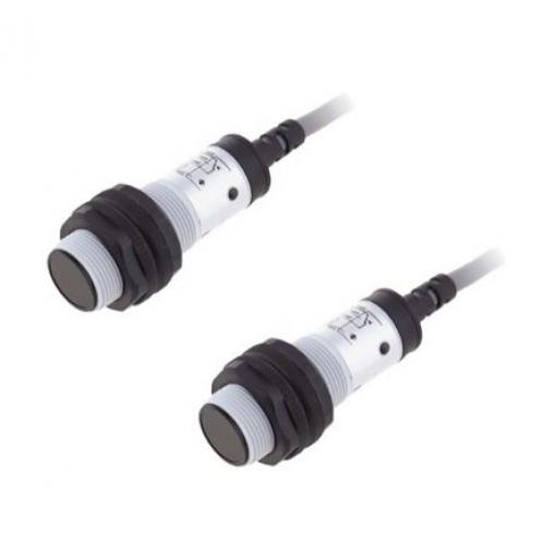 RS PRO Fotoelektrický snímač, řada: PR18S Infračervená LED Válcovitý Kabel, výstup: PNP NO/NC Jednocestný IP67