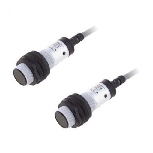 RS PRO Fotoelektrický snímač, řada: PR18S Infračervená LED Válcovitý Kabel, výstup: NPN NO/NC Jednocestný IP67