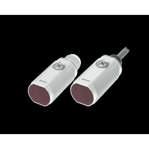 RS PRO Fotoelektrický snímač, řada: PSS Červené světlo Válcovitý Kabel, výstup: NPN NO/NC Polarizovaný retro odraz IP67