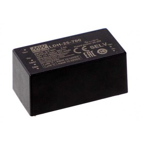 LED ovladač, řada: LDH-25 LDH-25-350 84 V 350 mA 25 W ztlumování: PWM MEAN WELL