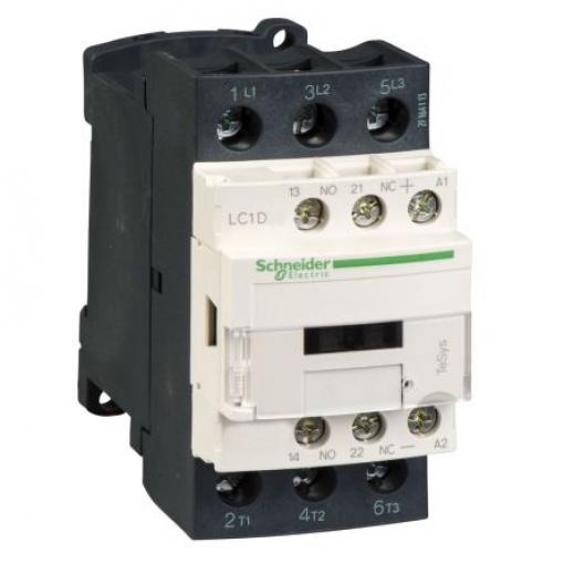 Schneider Electric 1 NO, 1 NC Stykač napětí ve vinutí 110V dc 3pólový 32 A 690V 18.5 kW s 3 NO kontakty 110V dc Řízení