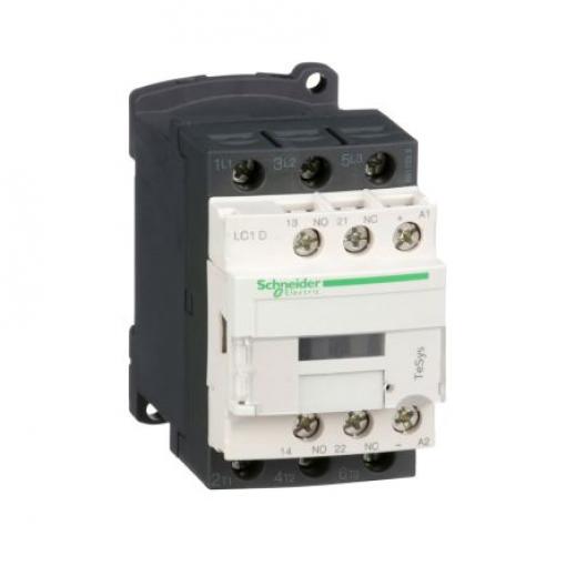 Schneider Electric 1 NO, 1 NC Stykač napětí ve vinutí 110V dc 3pólový 9 A 690V 5.5 kW s 3 NO kontakty 110V dc Řízení