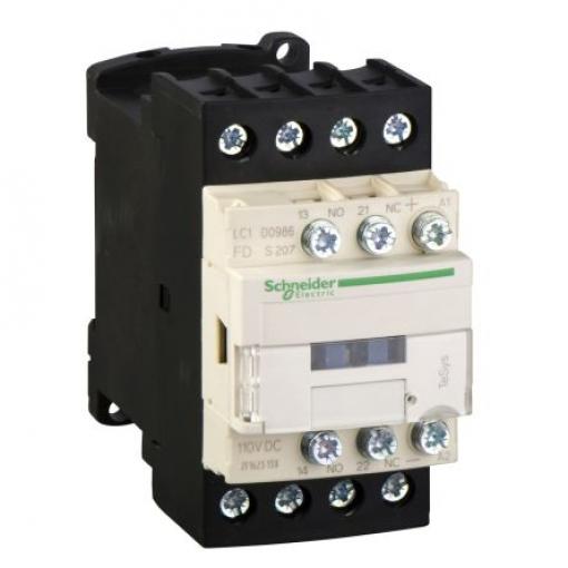 Schneider Electric 1 NO, 1 NC Stykač napětí ve vinutí 110V dc 4pólový 20 A 690V s 2 NO/2 NC kontakty 110V dc Řízení