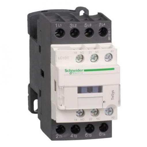 Schneider Electric 1 NO, 1 NC Stykač napětí ve vinutí 24V dc 4pólový 20 A 690V s 4 NO kontakty 24V dc Rezistivní zátěž,