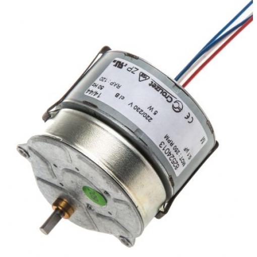 Crouzet Střídavý motor s převodovkou, řada: 82 524 Reverzibilní 2.08rpm 3.5 W Panel 230V, 240 V